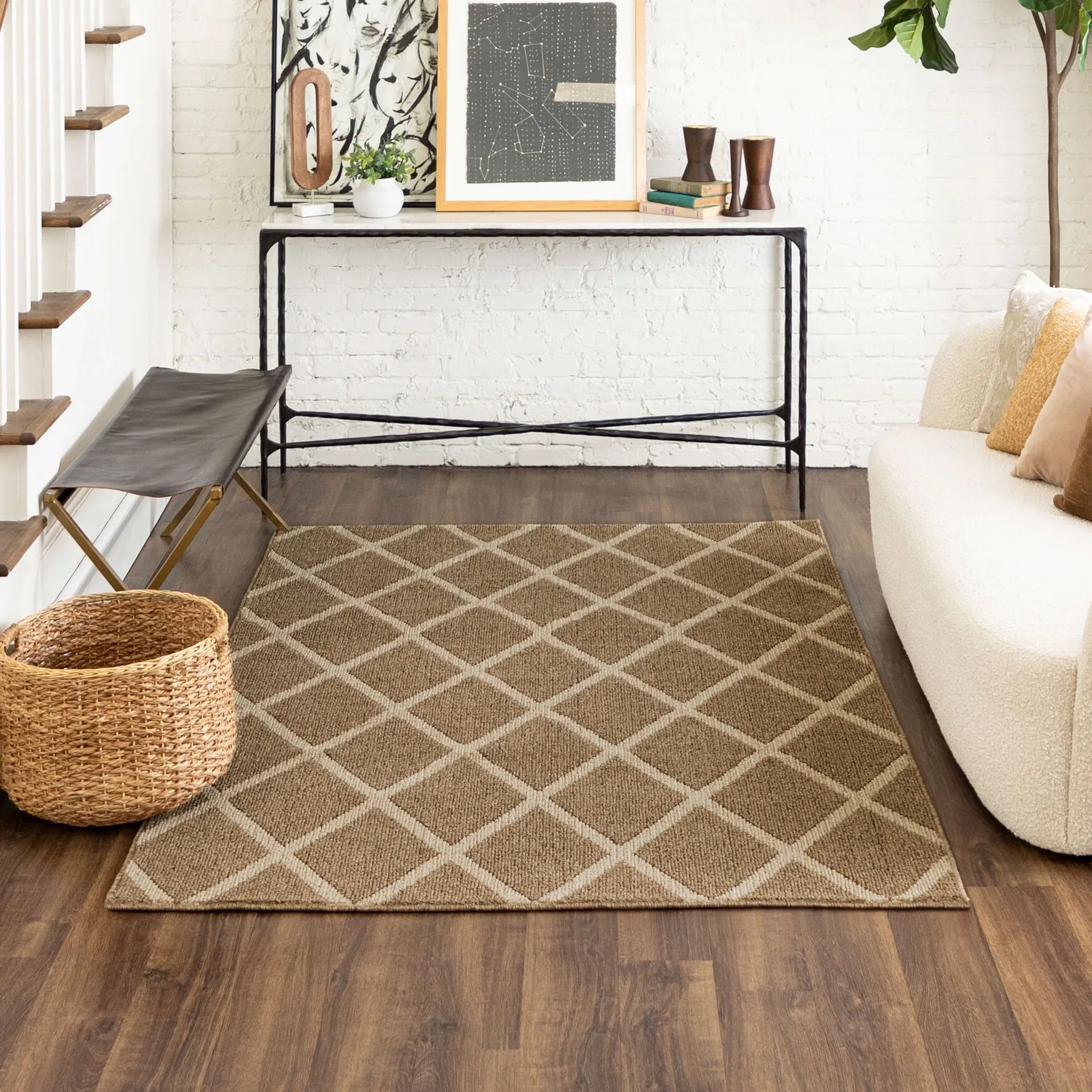 Lewis Diamond Area Rug