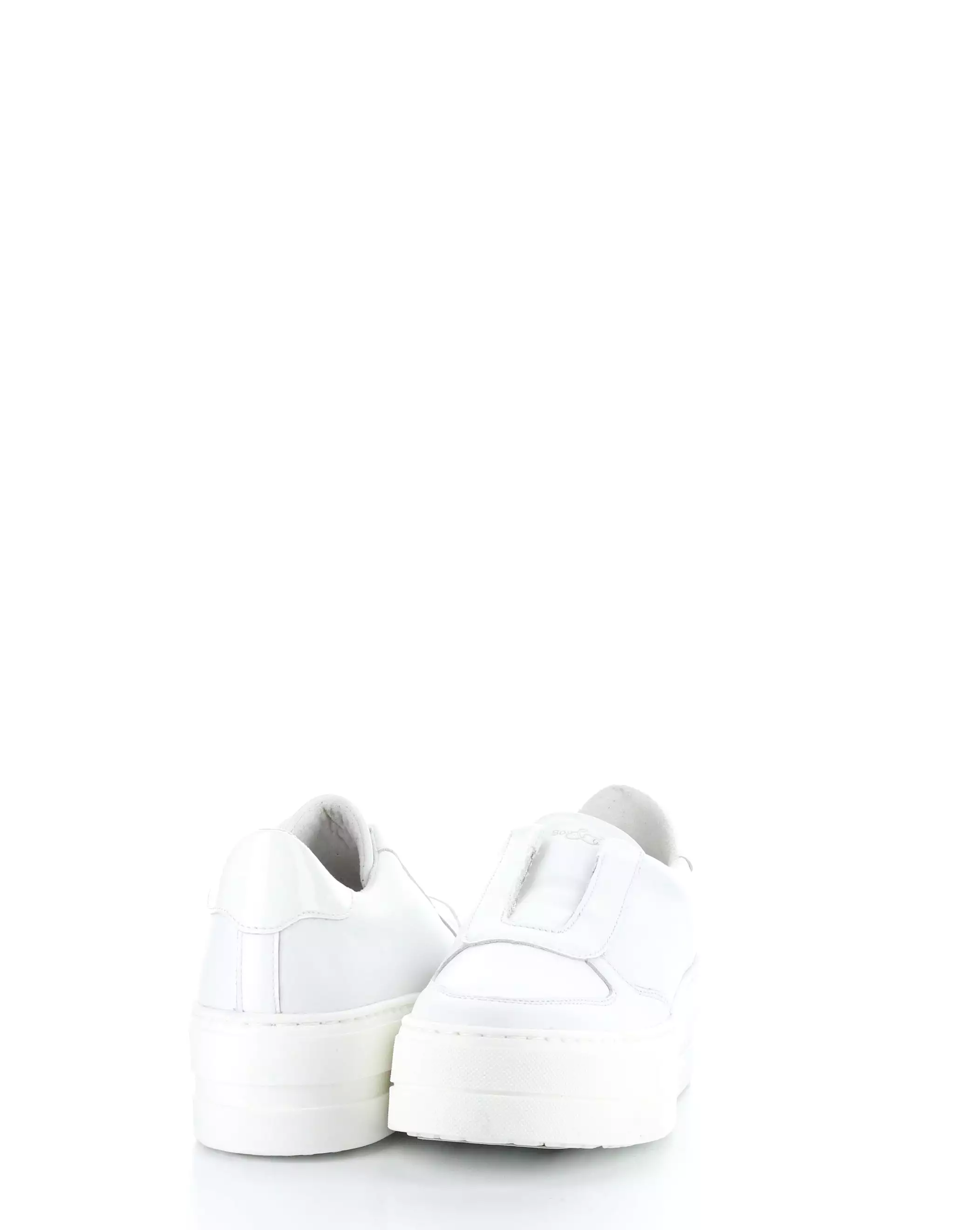 MAGALI WHITE Round Toe Shoes