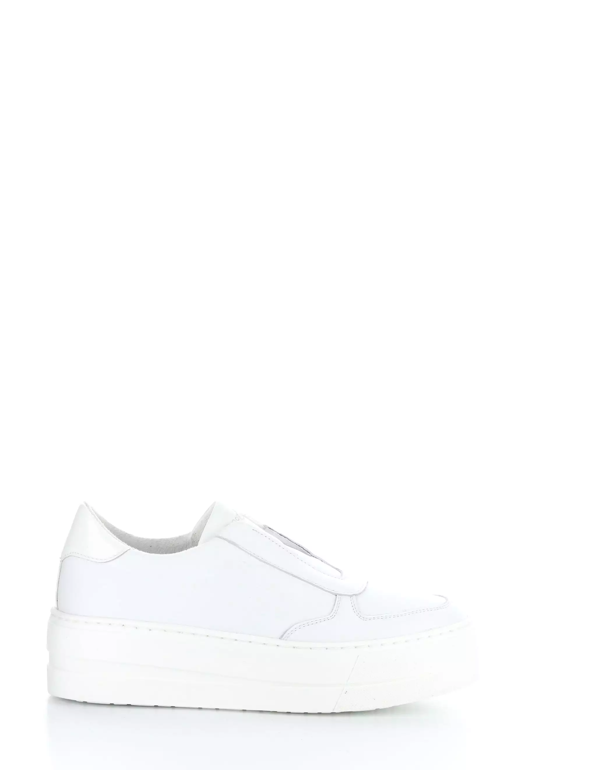 MAGALI WHITE Round Toe Shoes