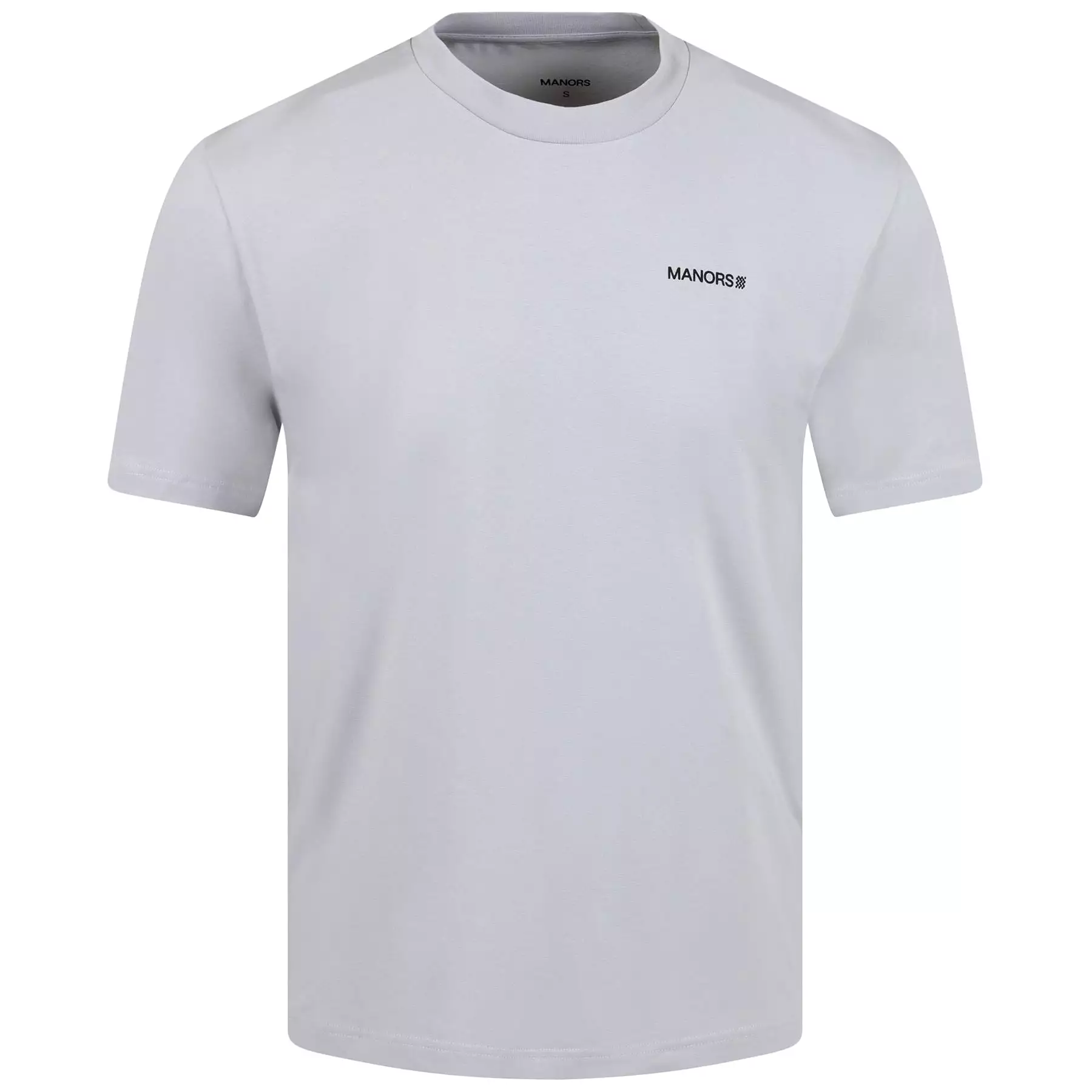 Manors Logo T-Shirt Grey - 2024