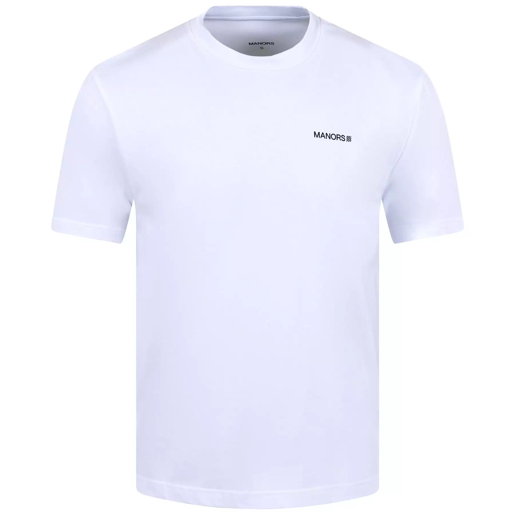 Manors Logo T-Shirt White - 2024