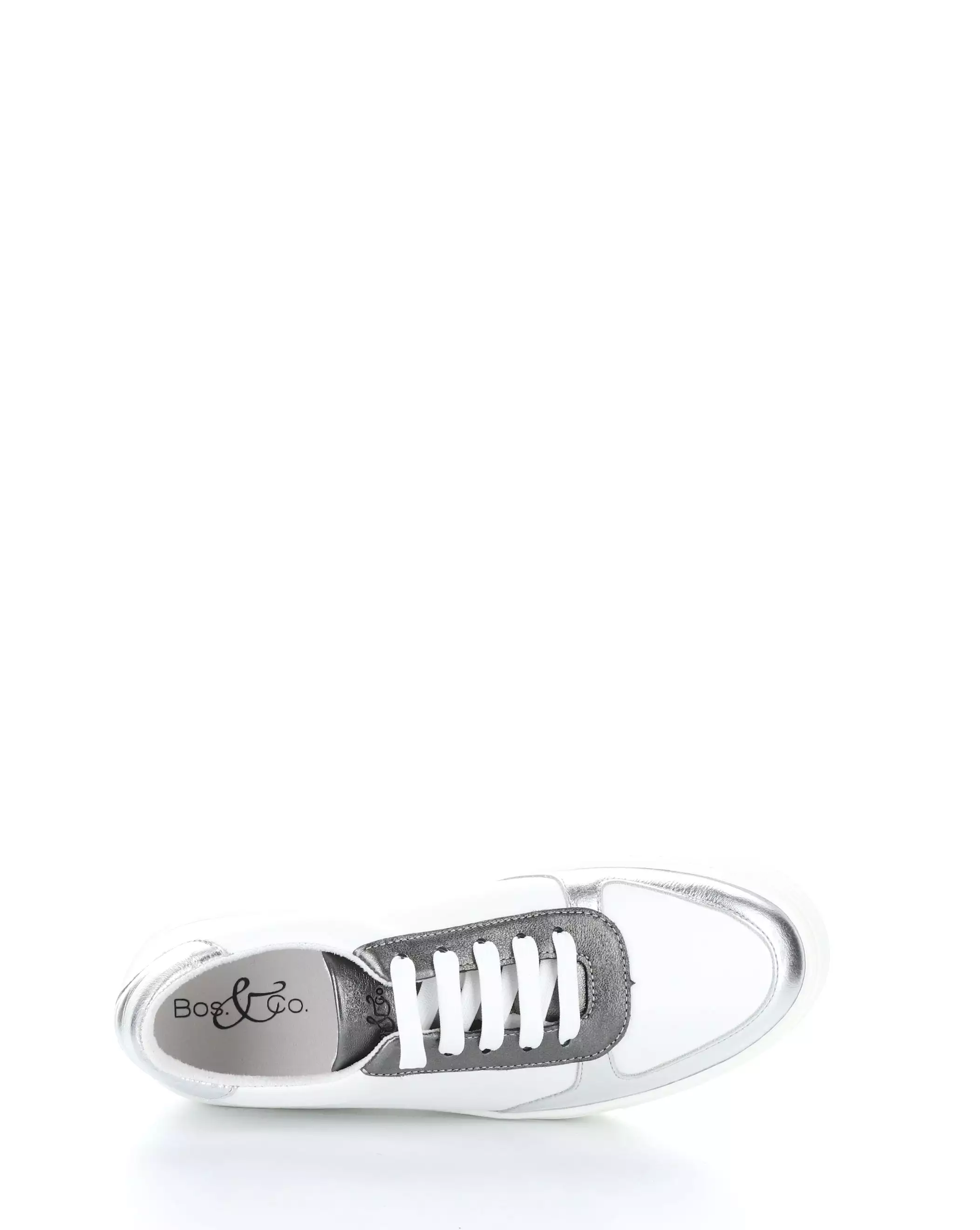 MAPUTO WHITE/SILVER/PEWTER Lace-up Shoes