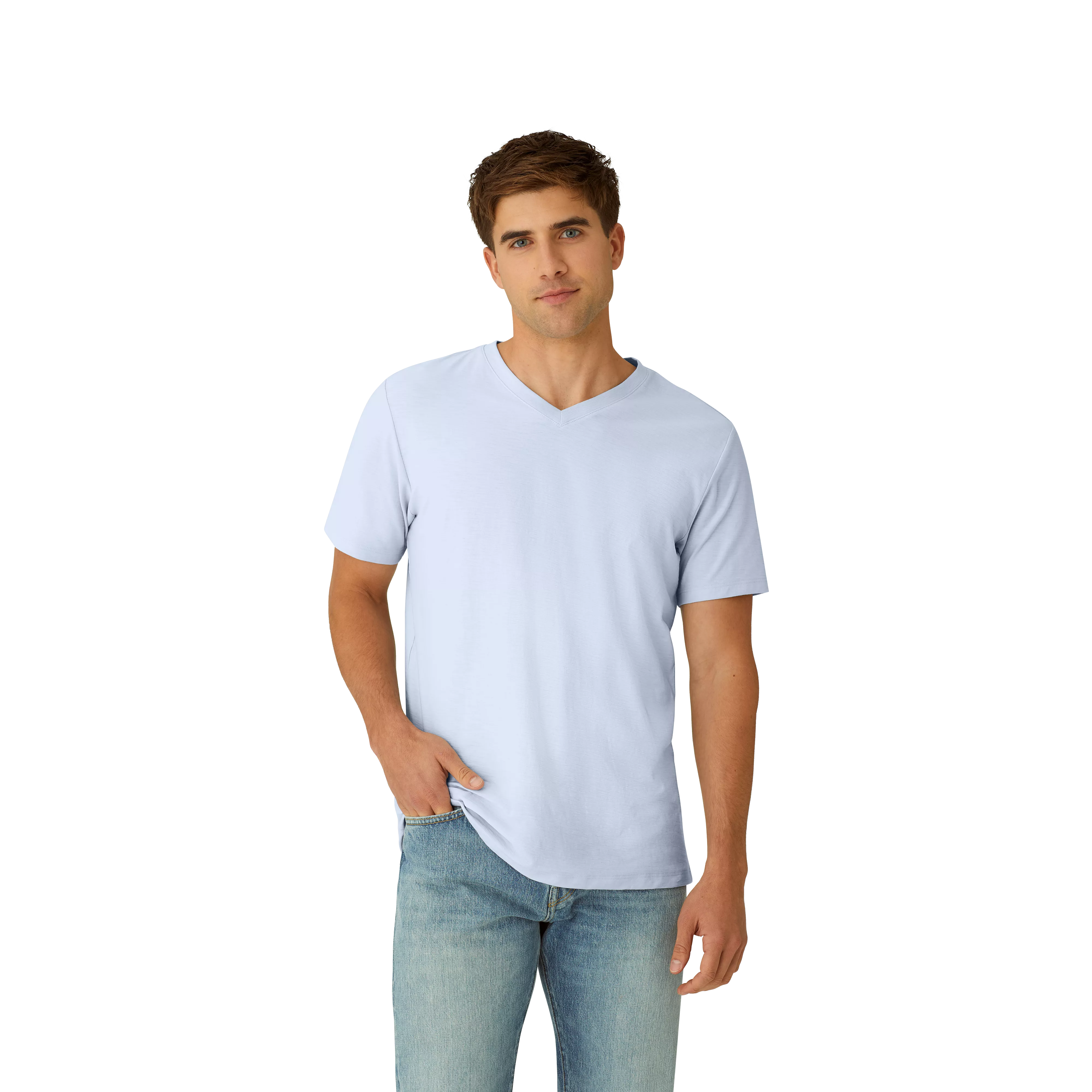 Men's Air Slub V-Neck T-Shirt 3-Pack