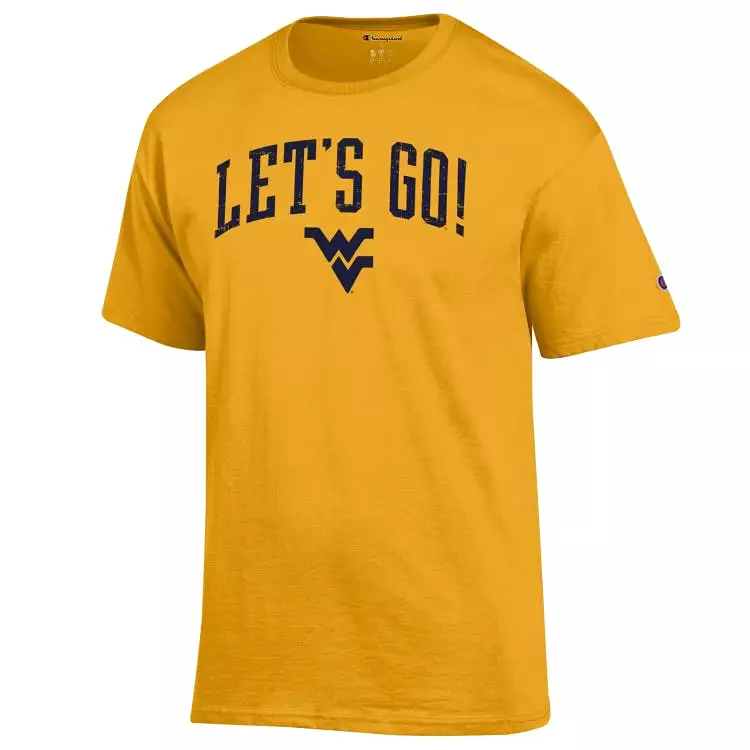 MEN’S CHAMPION GOLD ‘LET’S GO’ T-SHIRT