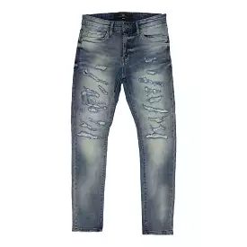 Men's Crushed And Rolled Ross Denim Pant