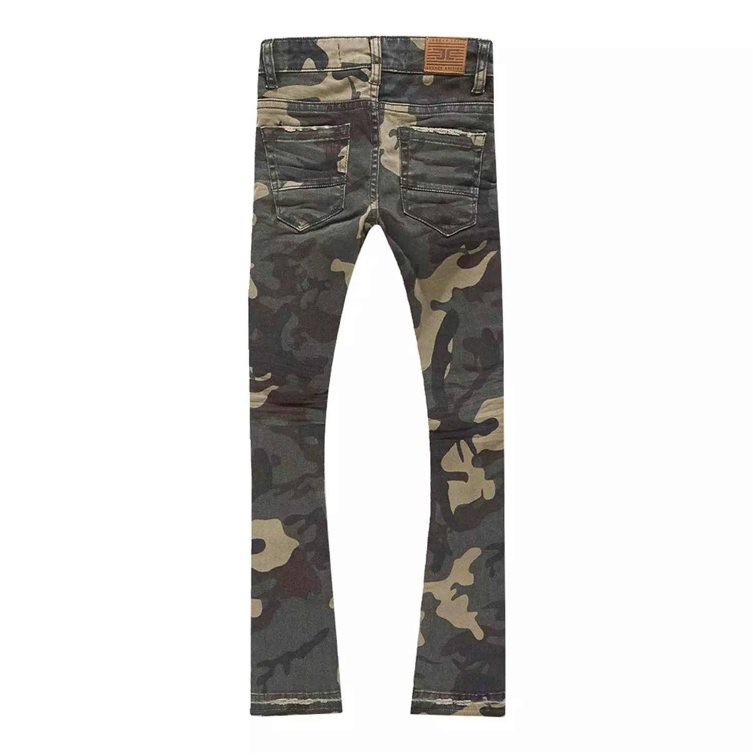 Men's Martin Stacked Fit Rip Repair Woodland Slim Denim Pant