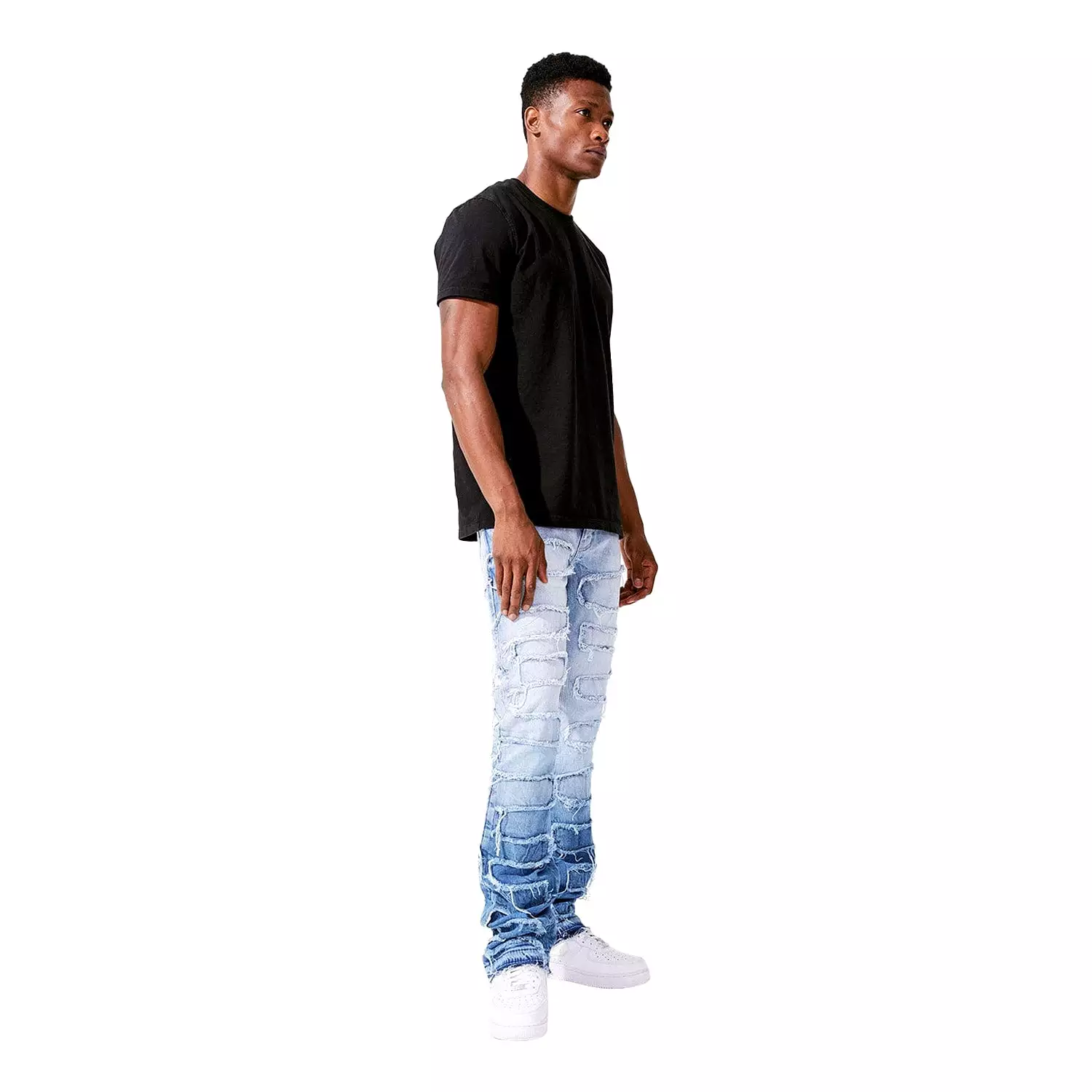 Men's Martin Stacked Python Denim Pant