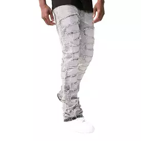 Men's Martin Stacked Python Skinny Denim Pant