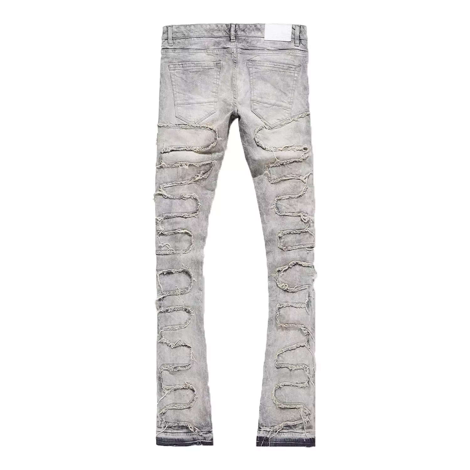 Men's Martin Stacked Python Skinny Denim Pant