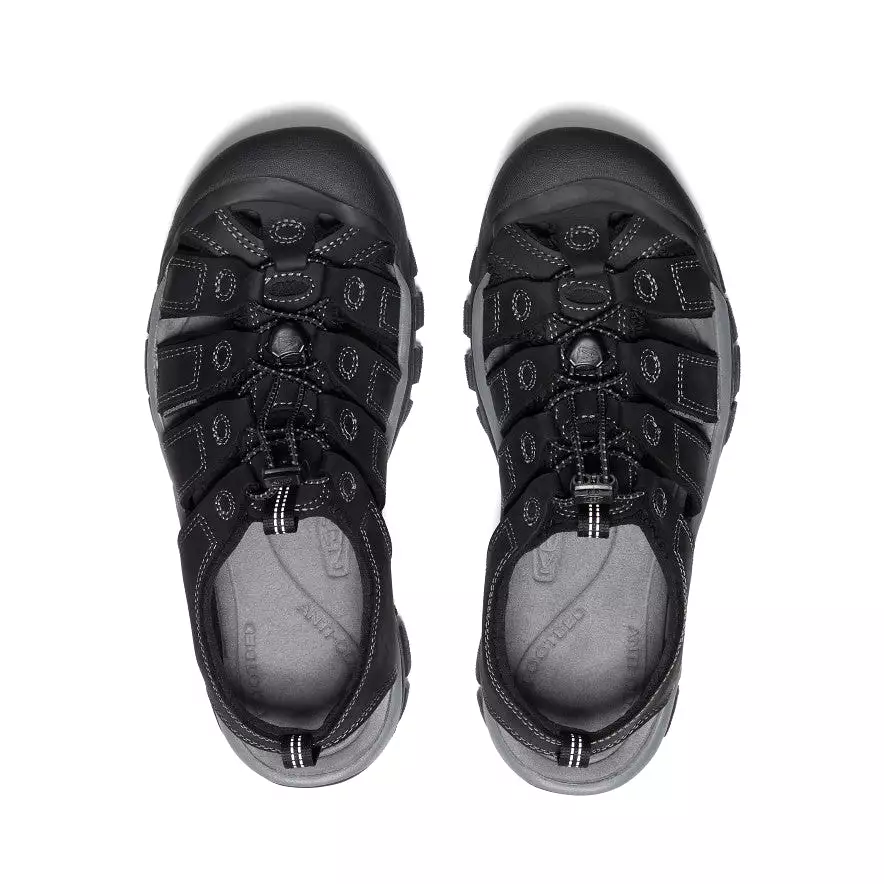 Men's Newport Leather  |  Black/Steel Grey