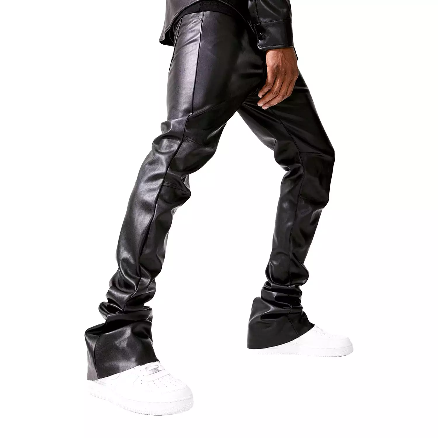 Men's Ross Stacked Thriller Leather pant