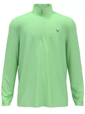 Mens Solid Sun 1/4 Zip Pullover