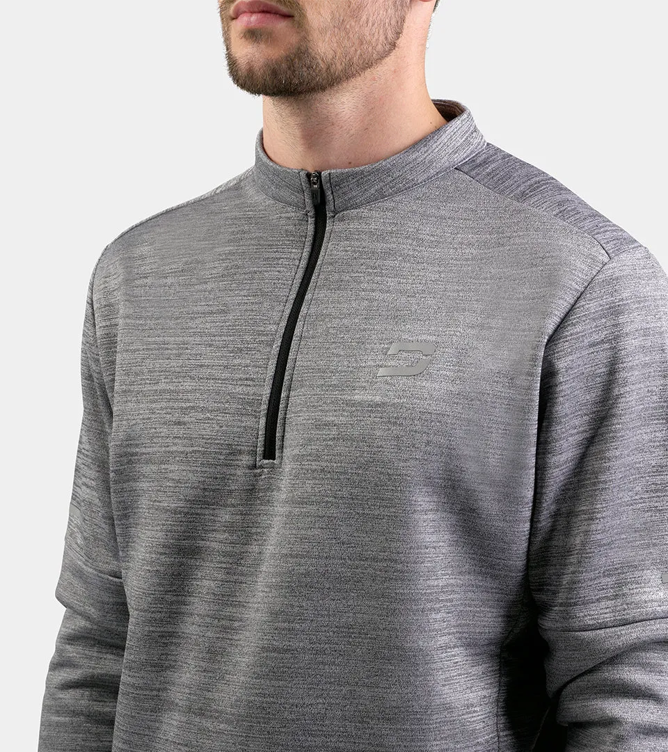 MENS ULTRA FIT MIDLAYER - GREY FLEK