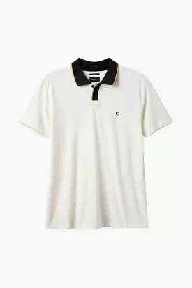 Mod Flex S/S Polo - Off White/Black