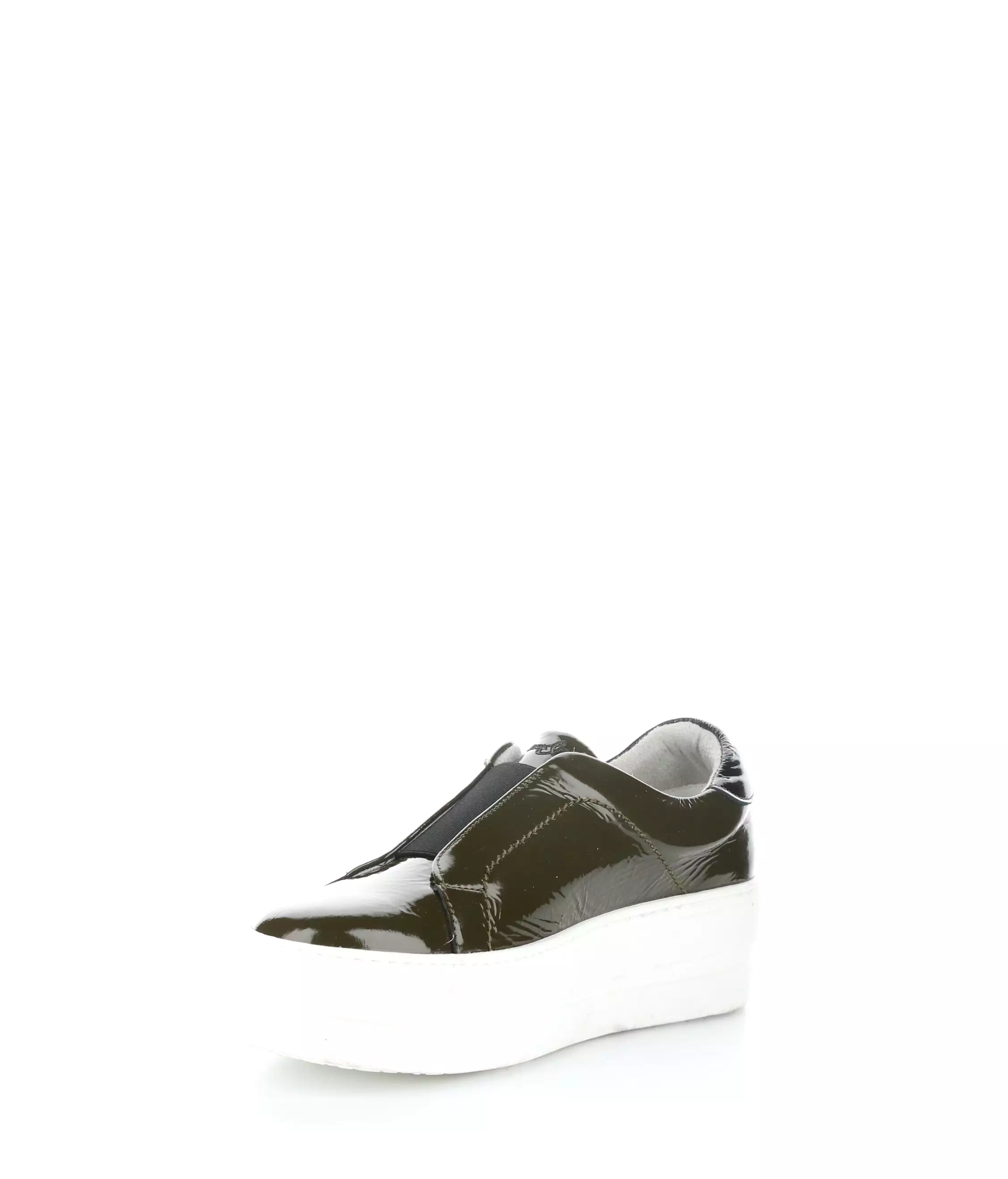 MONA OLIVE/BLACK Elasticated Shoes