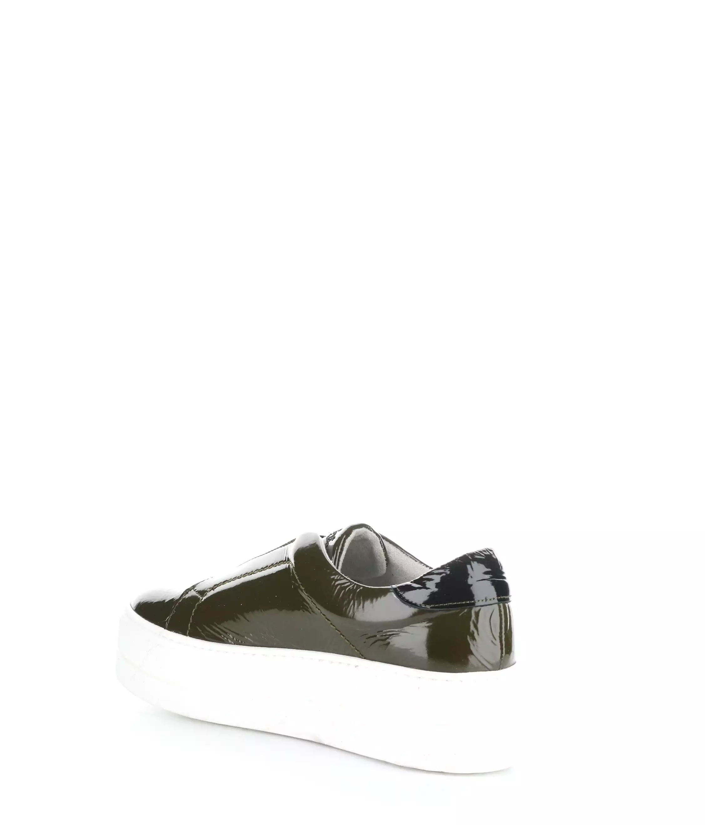 MONA OLIVE/BLACK Elasticated Shoes