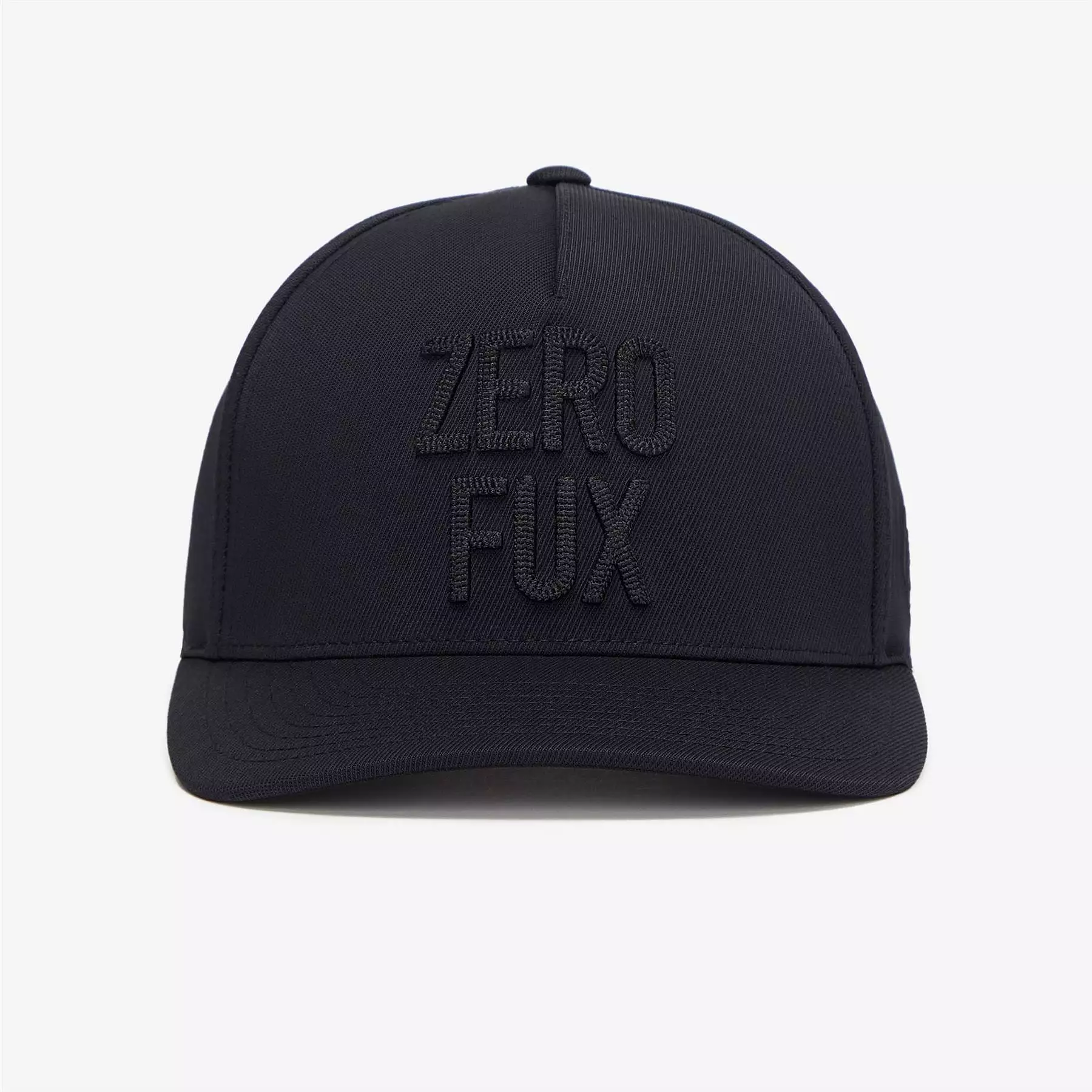 Monochrome Zero Fux Stretch Twill Snapback Hat Onyx - SS24