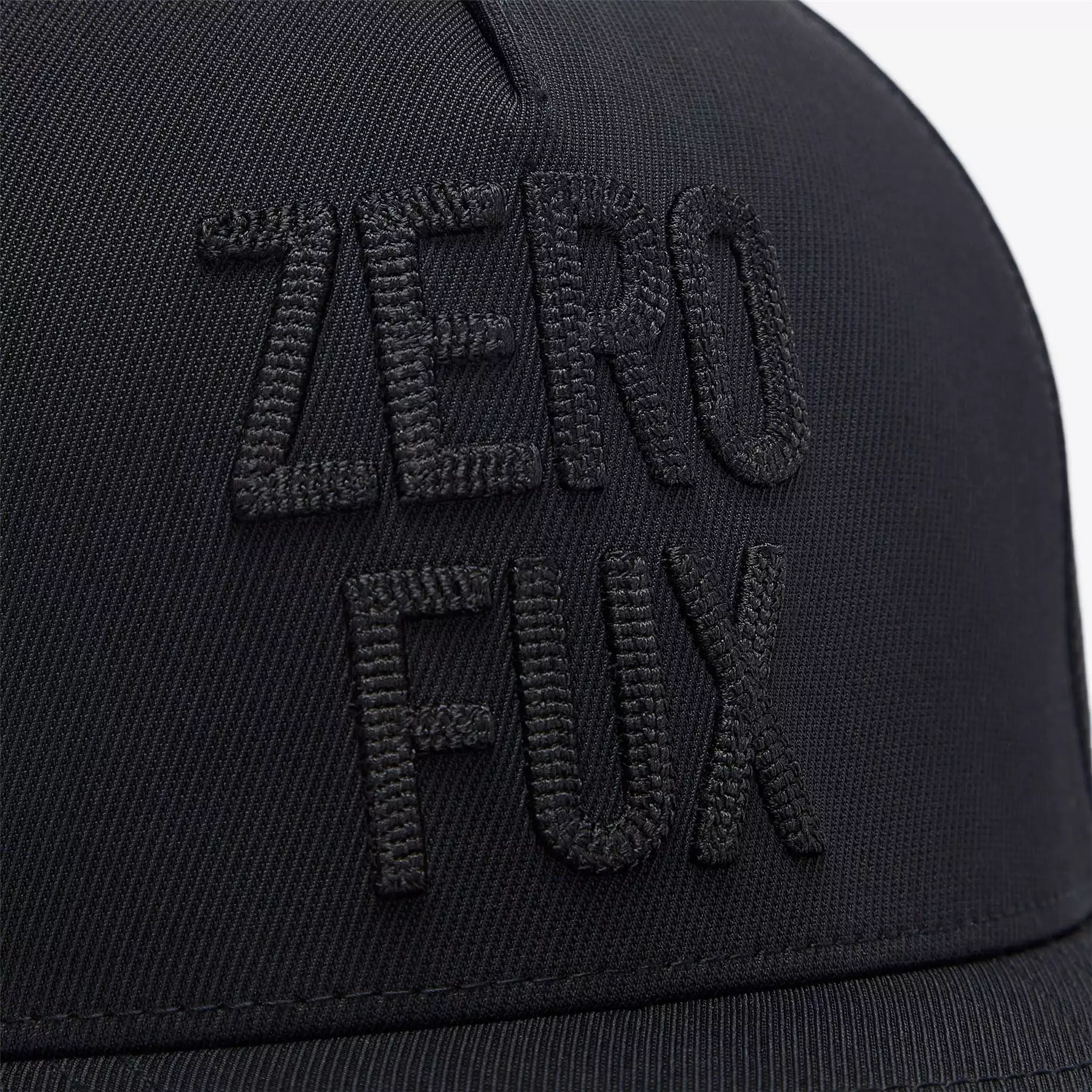 Monochrome Zero Fux Stretch Twill Snapback Hat Onyx - SS24