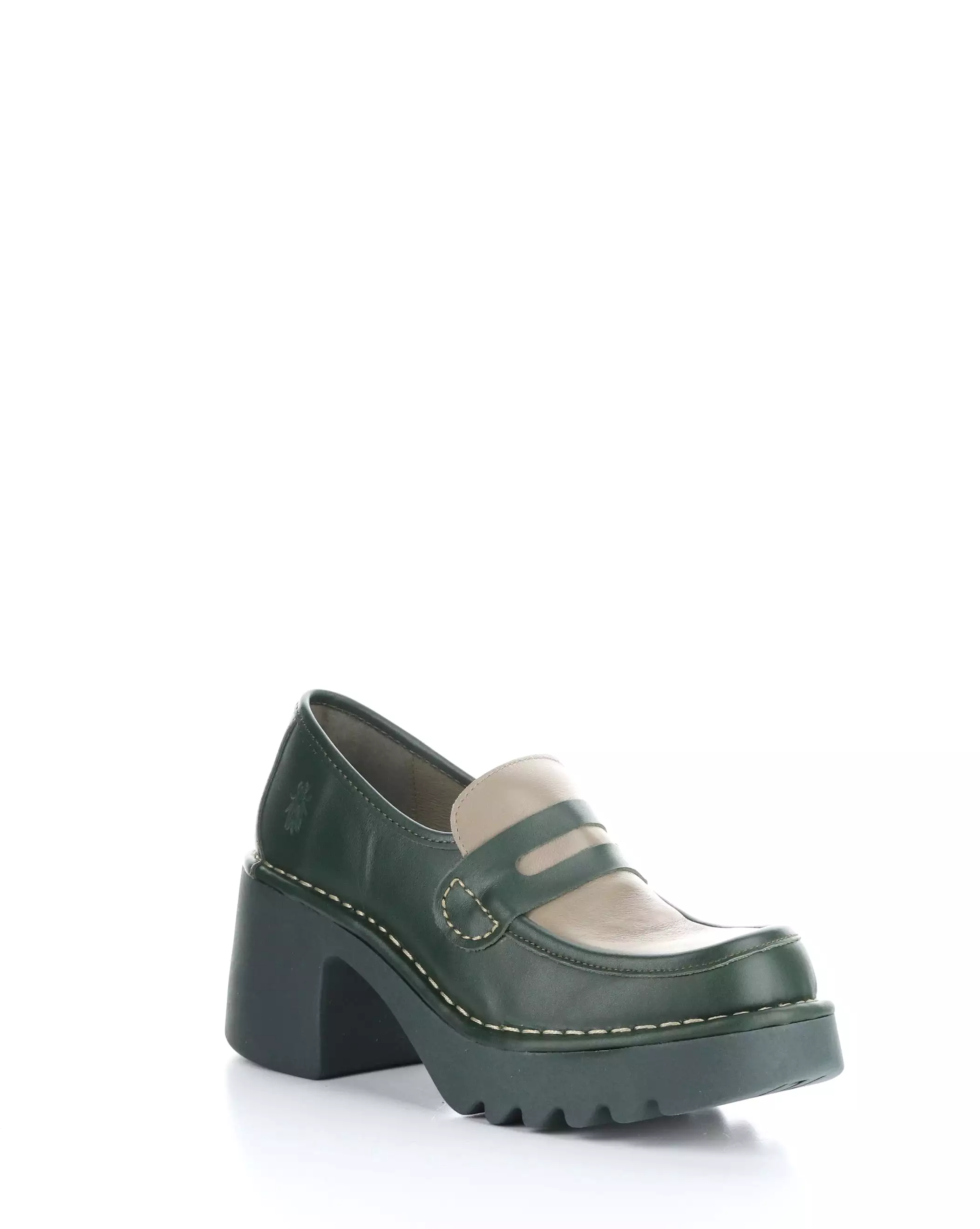 MULY252FLY 004 DK GREEN/TAUPE Slip-on Shoes