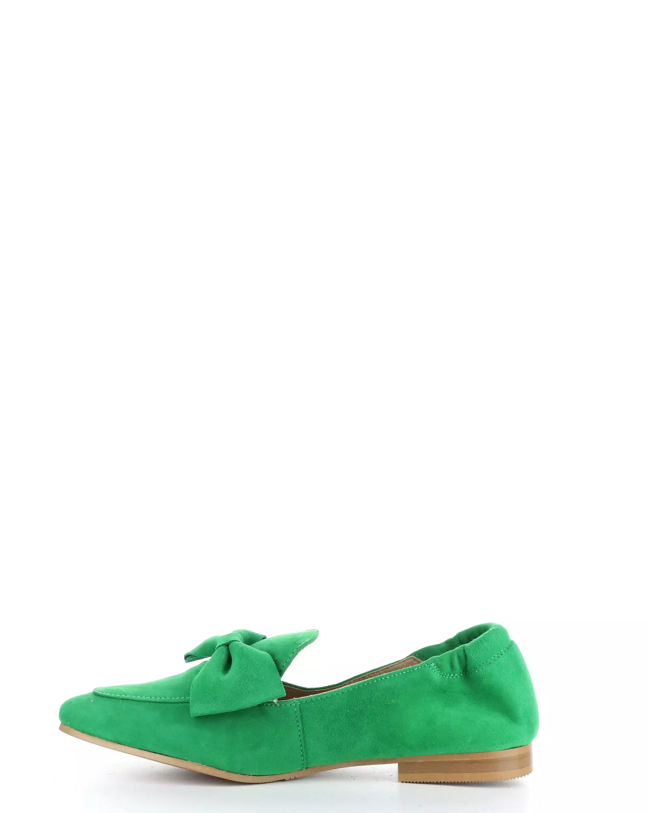 NICOLE Green Elasticated Shoes