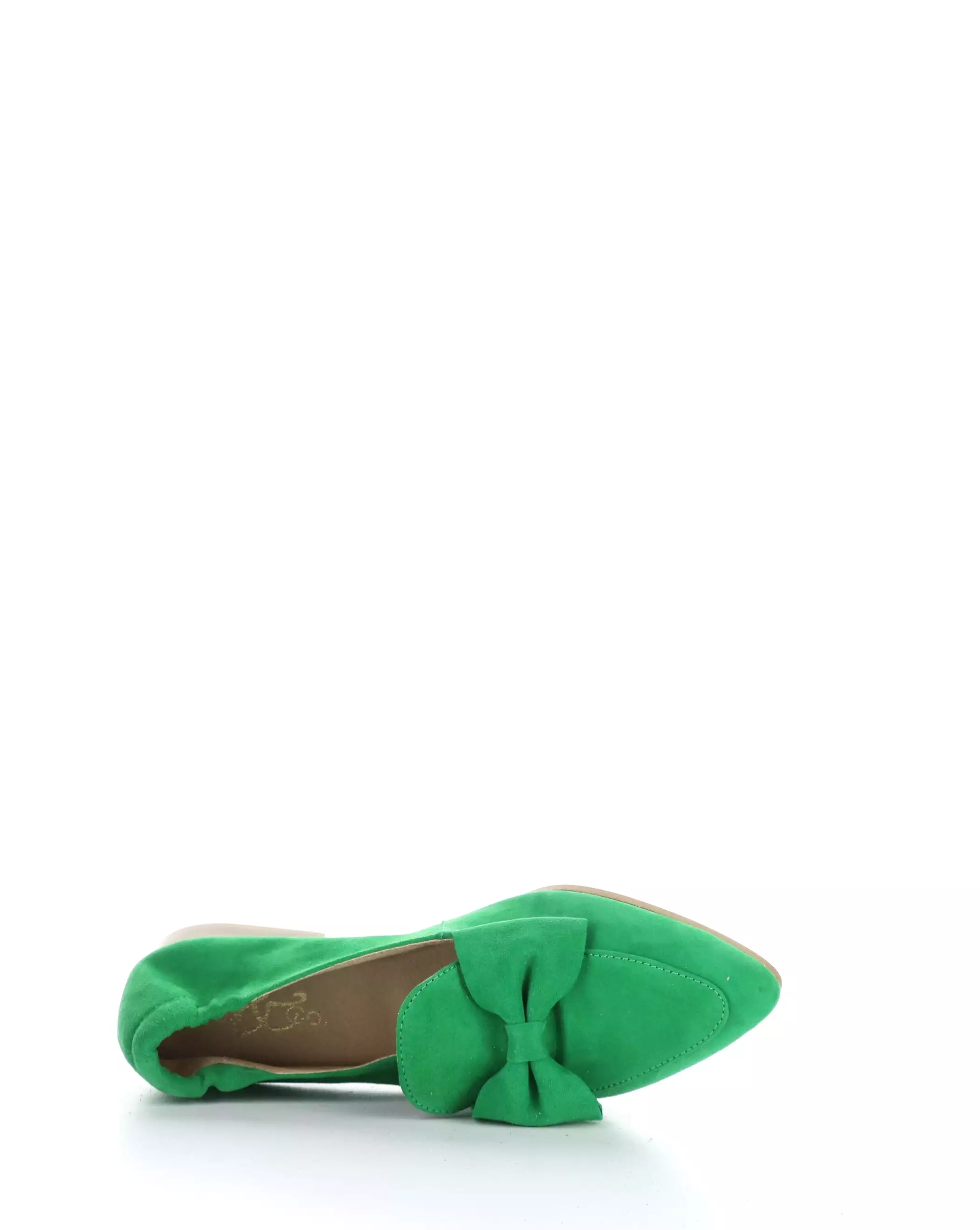 NICOLE Green Elasticated Shoes