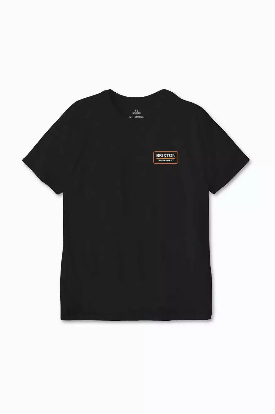 Palmer Proper S/S Standard Tee - Black/Orange/White