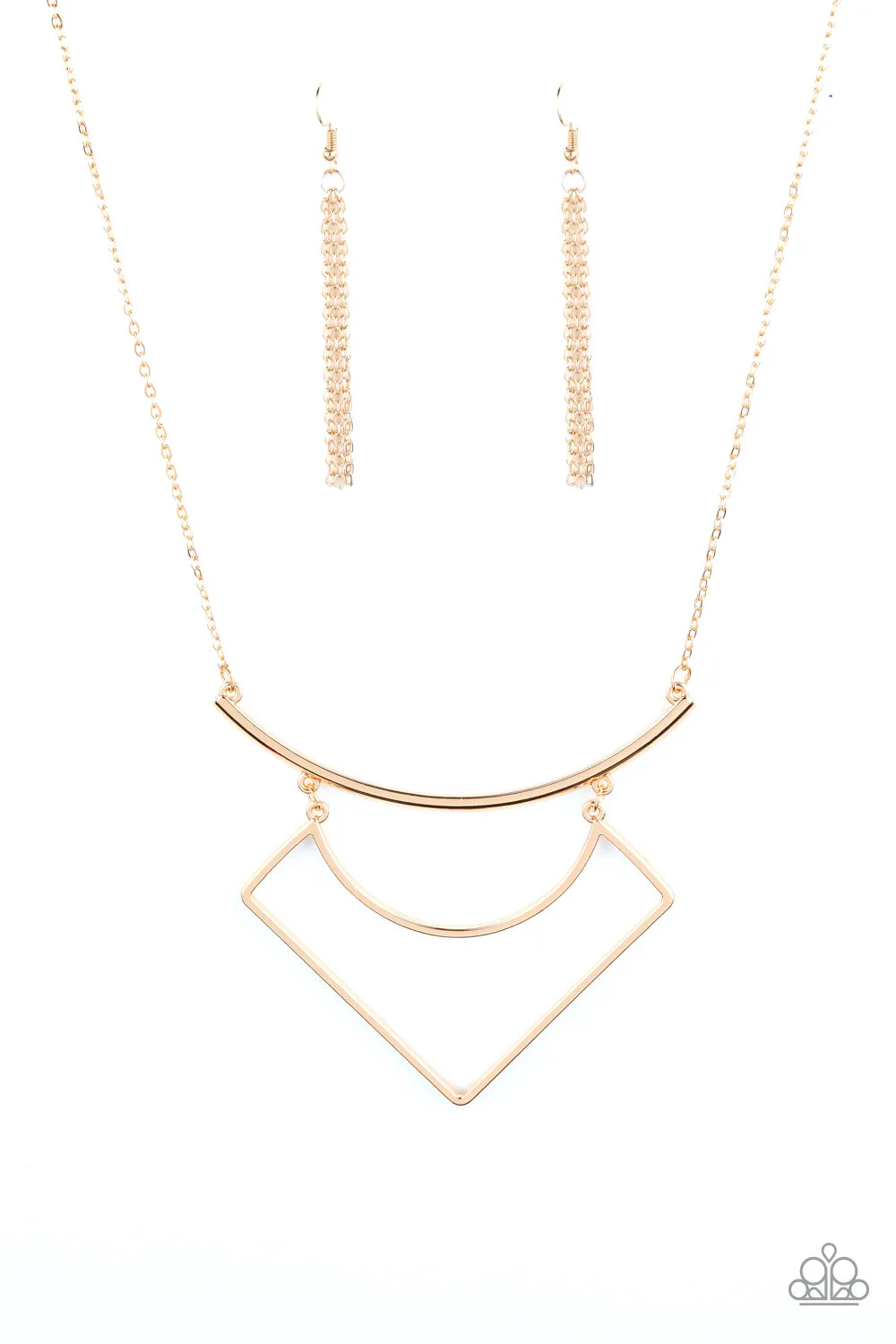 Paparazzi Accessories - Egyptian Edge - Gold Necklace