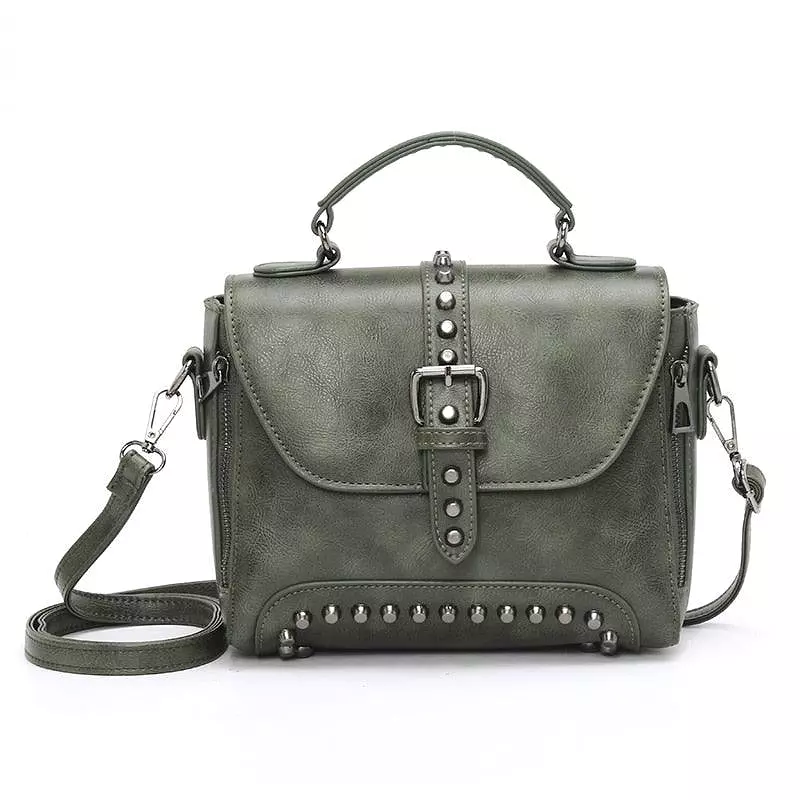 Pinned Leather Handbags