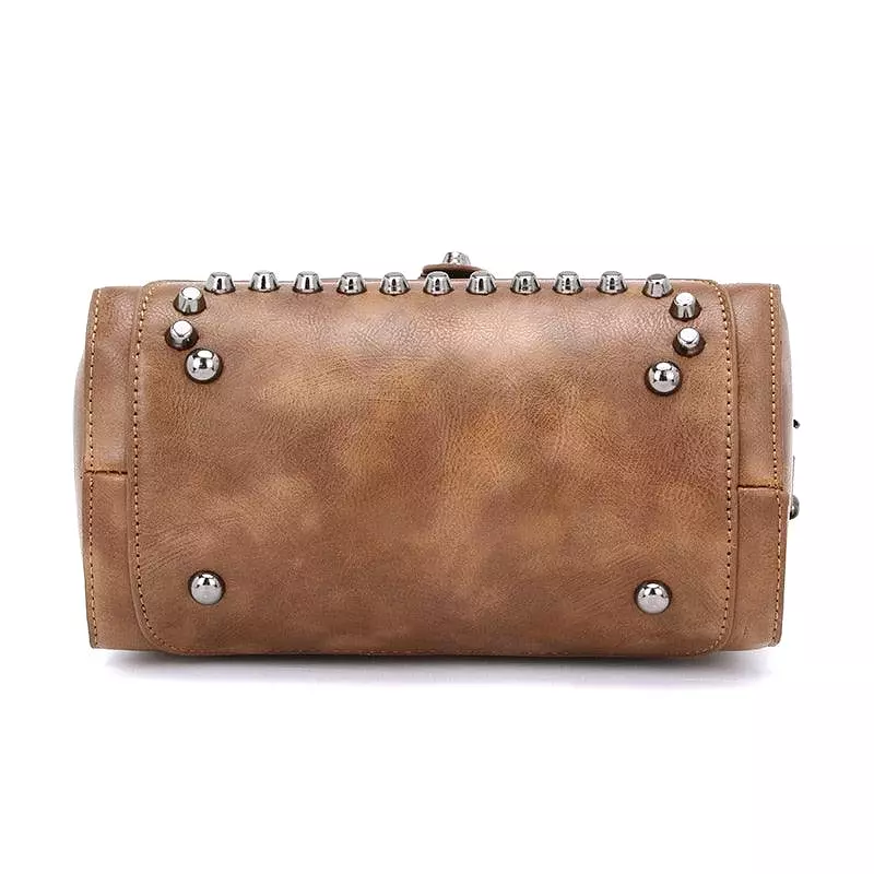 Pinned Leather Handbags