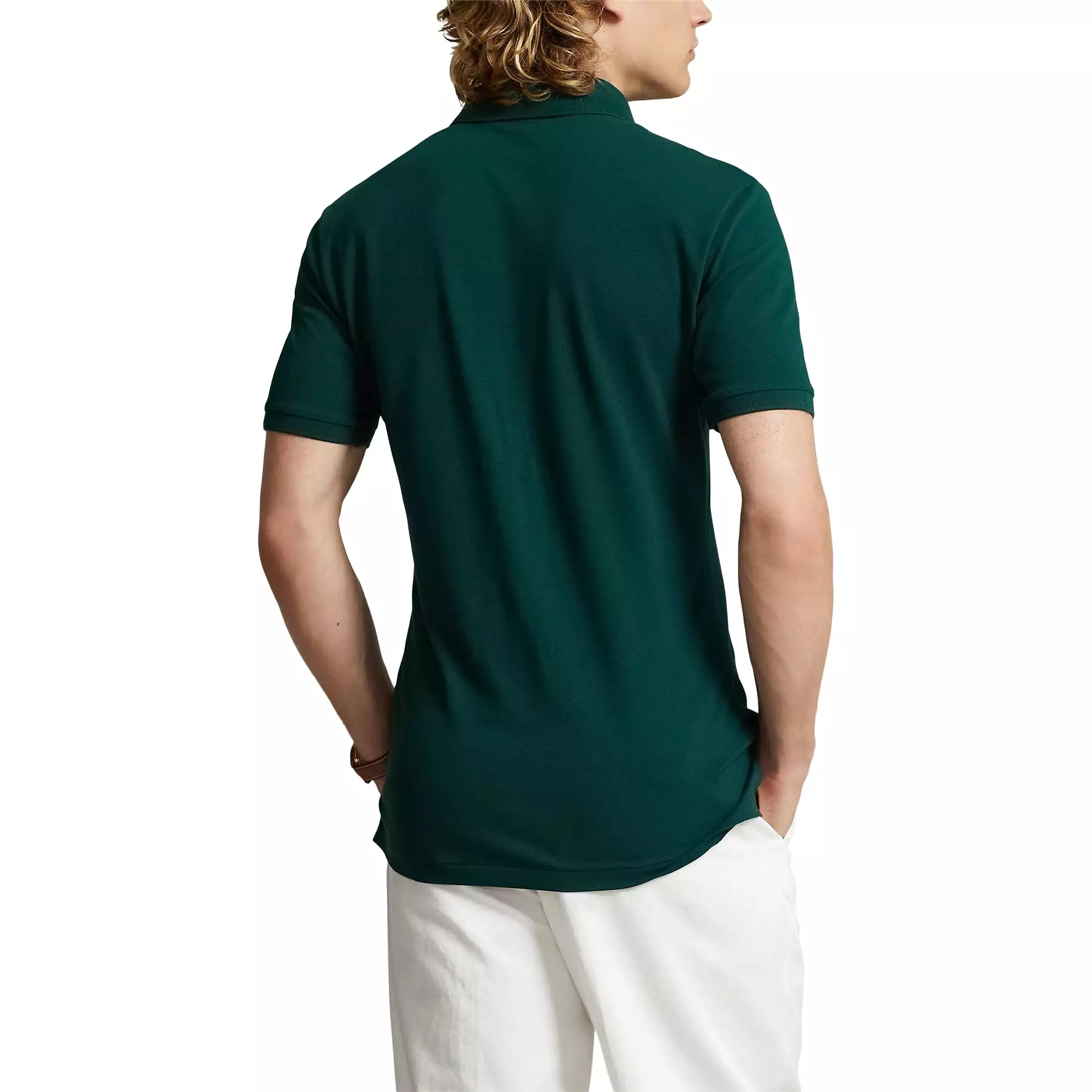 Polo Golf Performance Stretch Mesh Polo Hunt Club Green - AW23