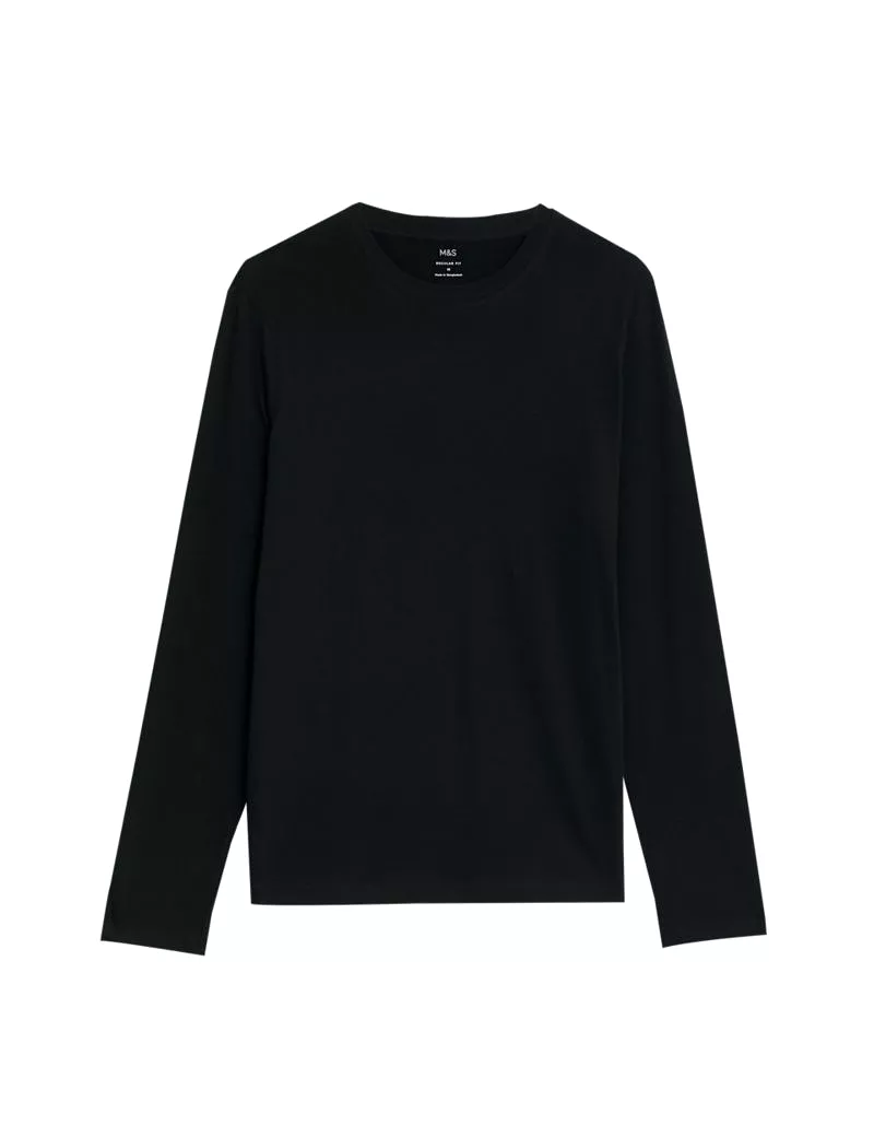 Pure Cotton Long Sleeve T-Shirt