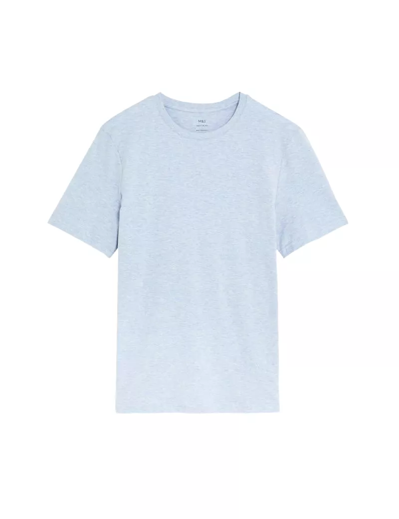 Regular Fit Pure Cotton Crew Neck T-Shirt