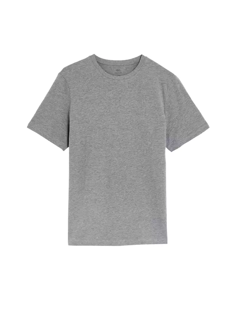 Regular Fit Pure Cotton Crew Neck T-Shirt