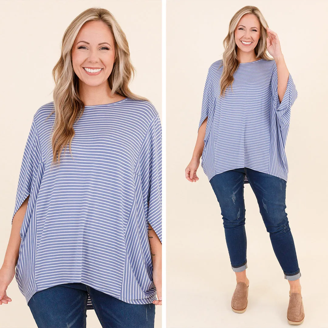 Rhythm And Blues Top, Blue Ivory