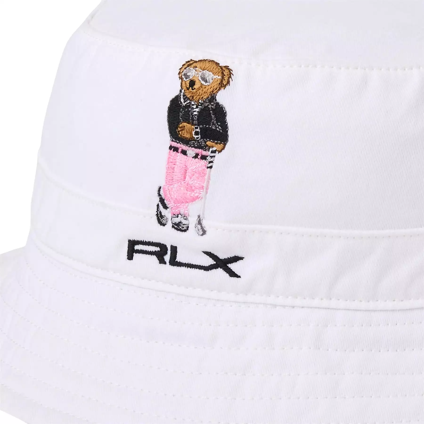 RLX Bear Bucket Hat White - SS24