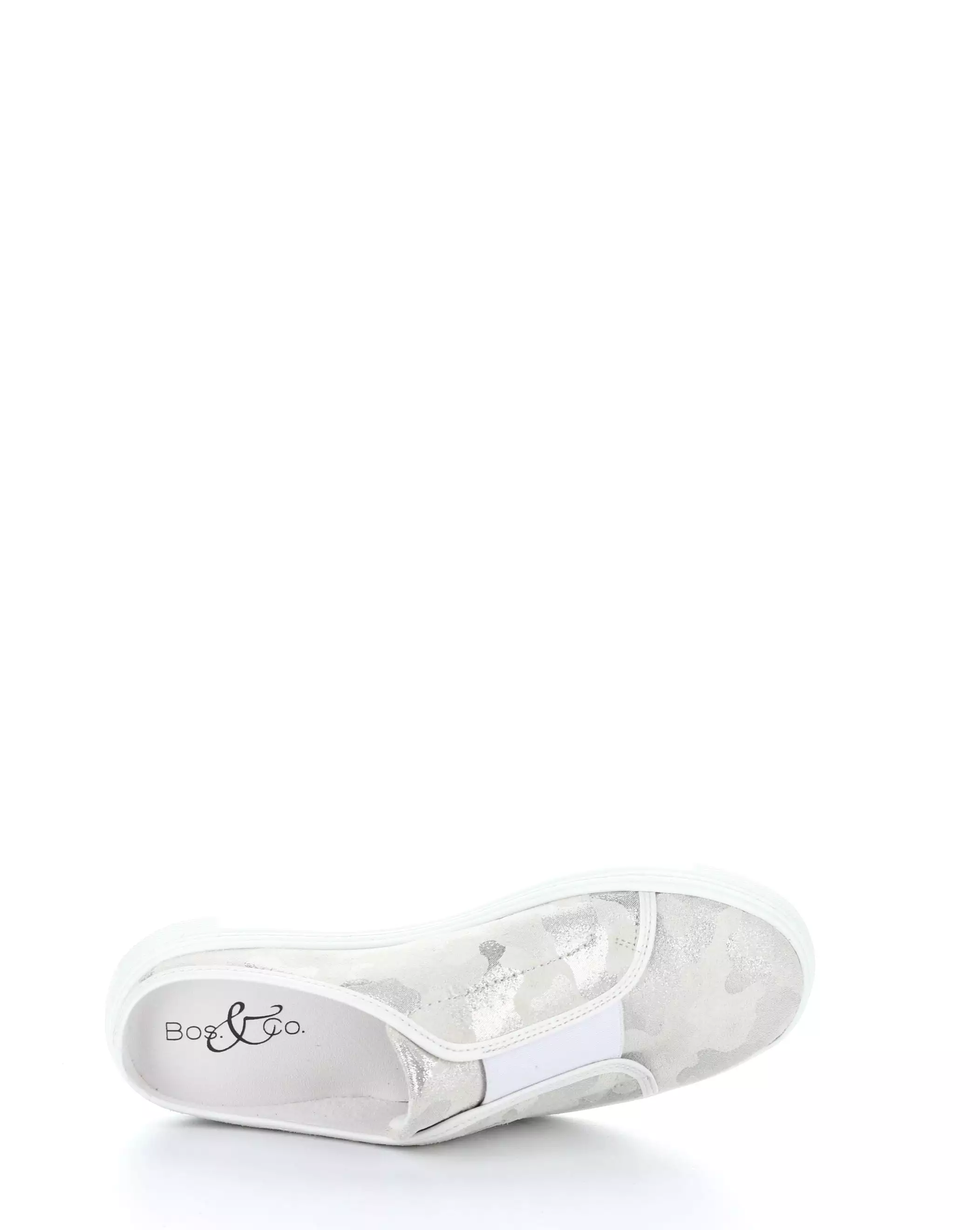 RODOS SILVERGREY/WHITE Slip-on Mules