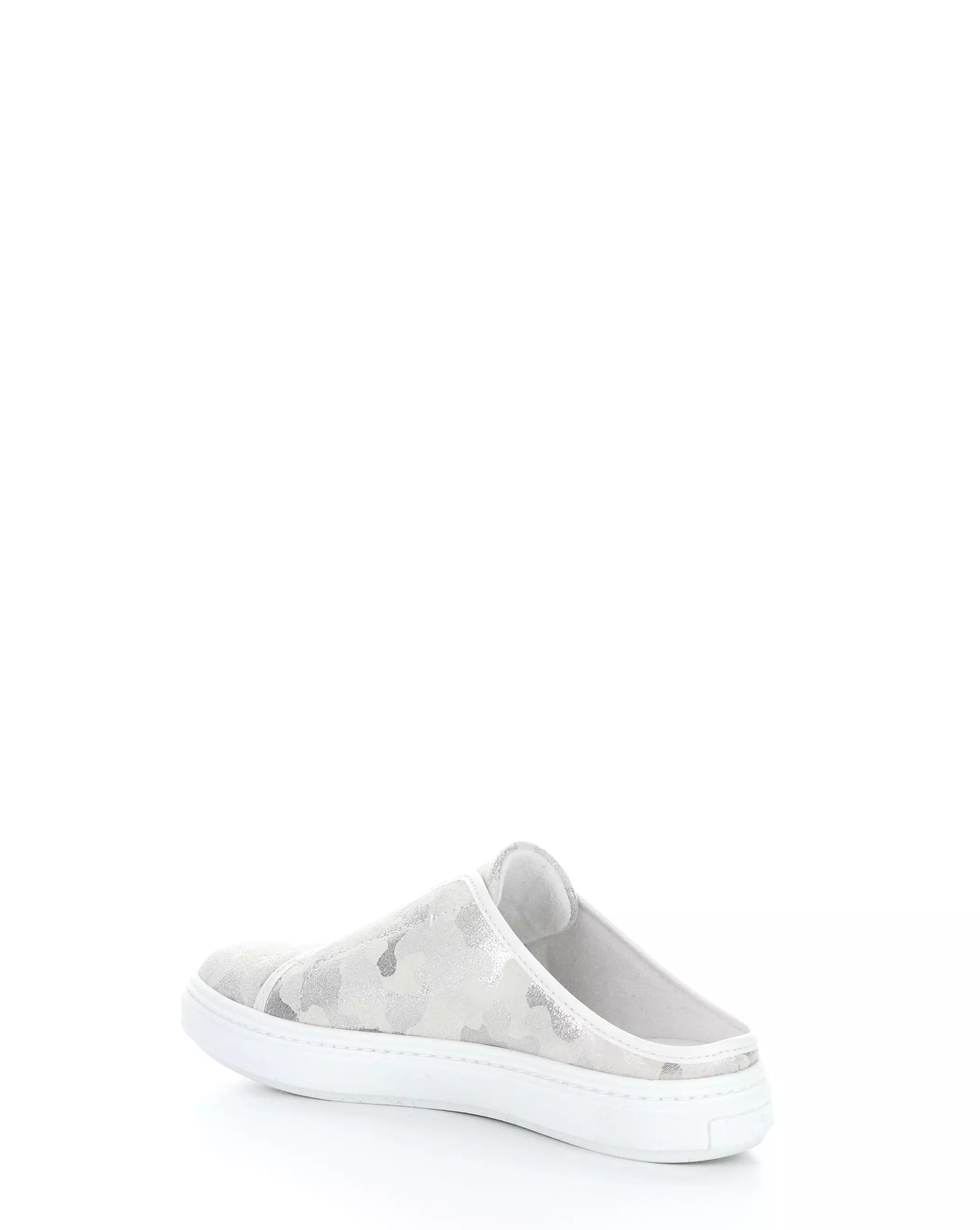 RODOS SILVERGREY/WHITE Slip-on Mules