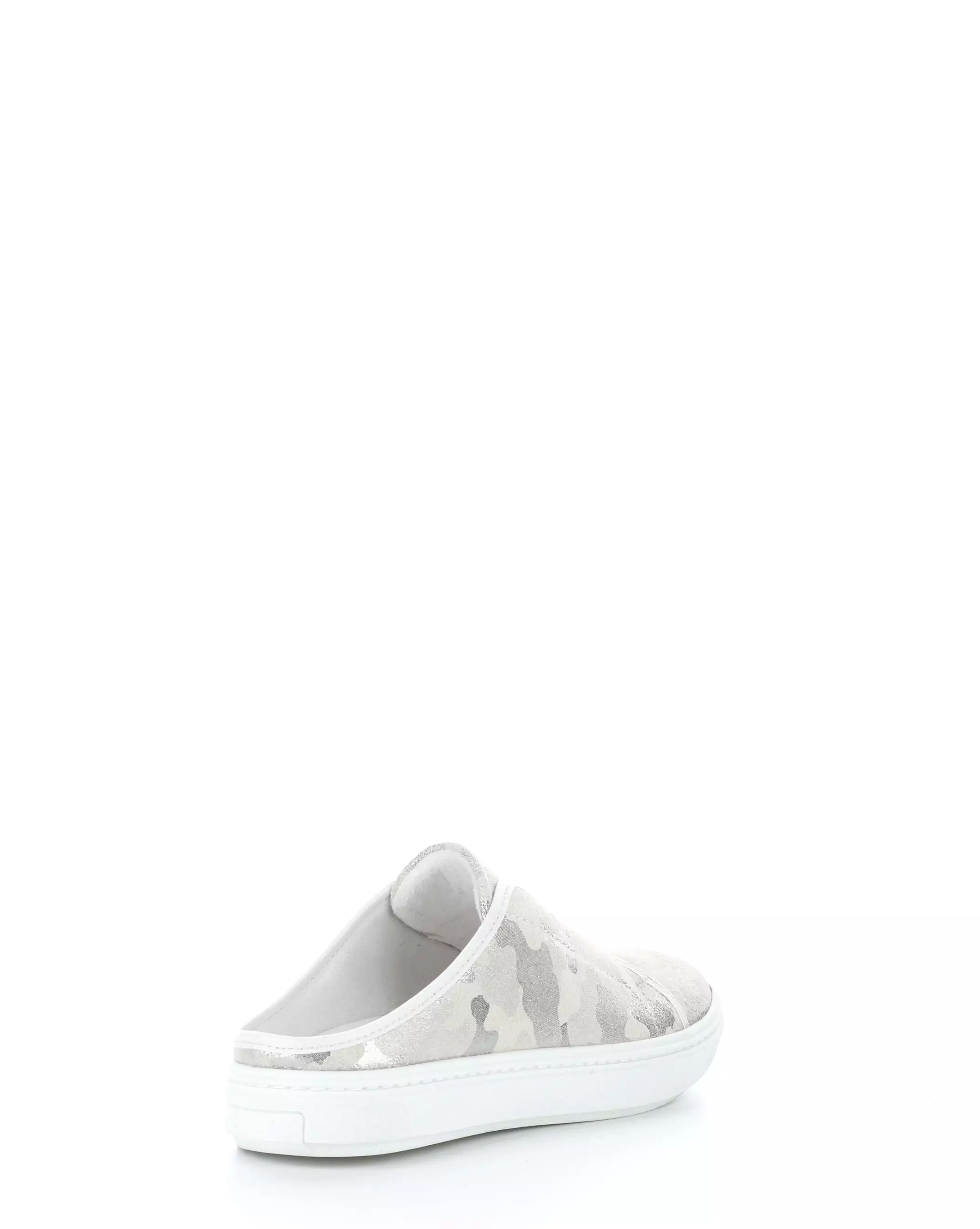 RODOS SILVERGREY/WHITE Slip-on Mules