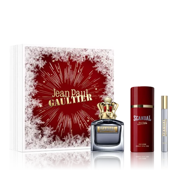 Scandal Pour Homme Jean Paul Gaultier 100ml EDT 3pc gift set for men