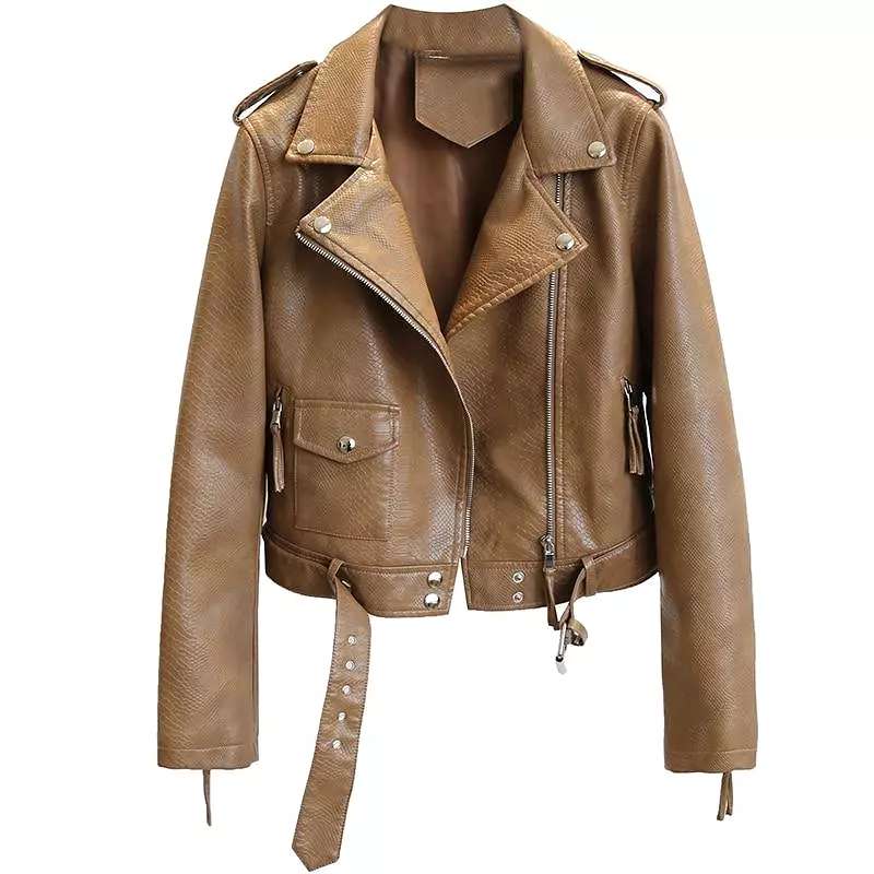 Serpentine Leather Jackets For Women