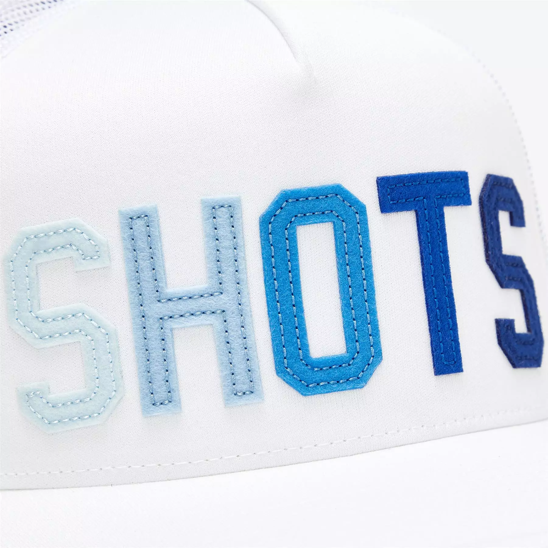 Shots Interlock Knit Trucker Hat Snow/Glory - SS24