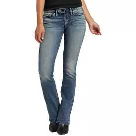 Silver Jeans Womens Tuesday Low-Rise Slim Bootcut Jeans