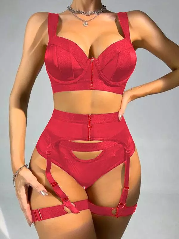 Solid Sexy Women Lingerie Sets