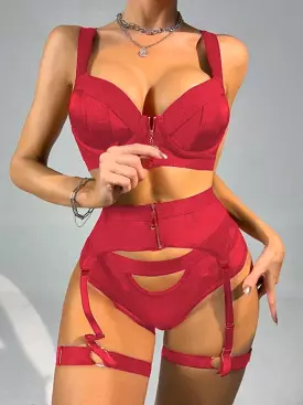 Solid Sexy Women Lingerie Sets