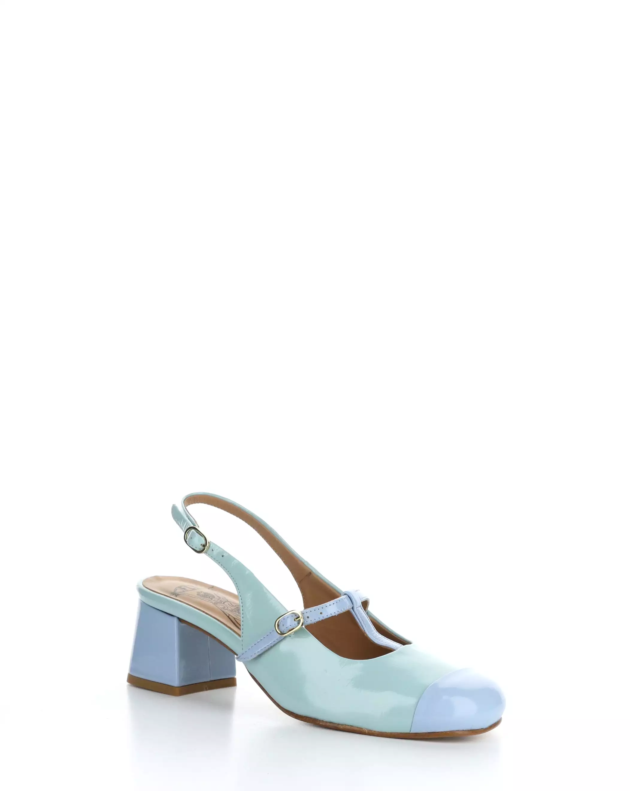 SOLN083FLY 000 SKY BLUE/SPEARMINT Round Toe Shoes