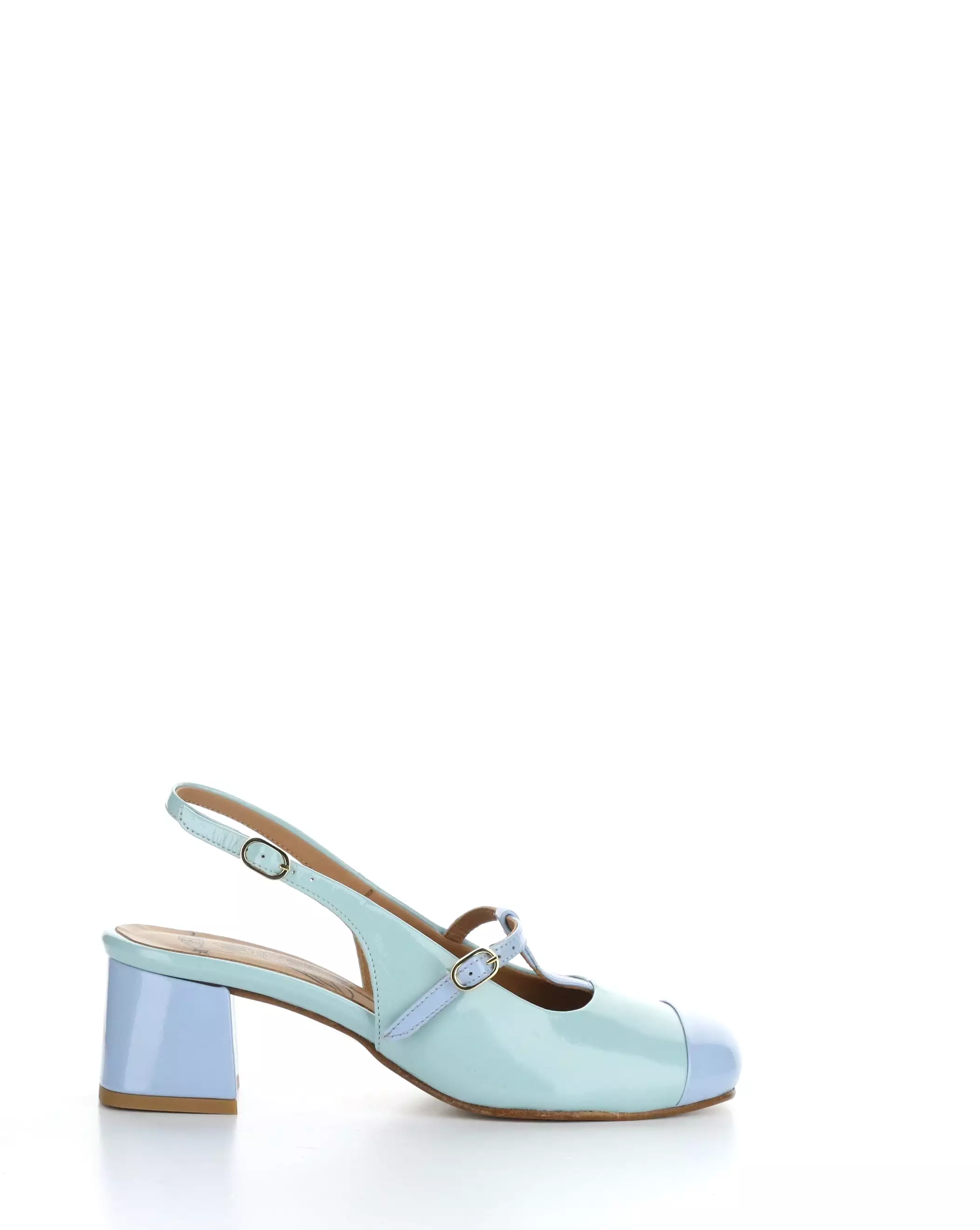 SOLN083FLY 000 SKY BLUE/SPEARMINT Round Toe Shoes