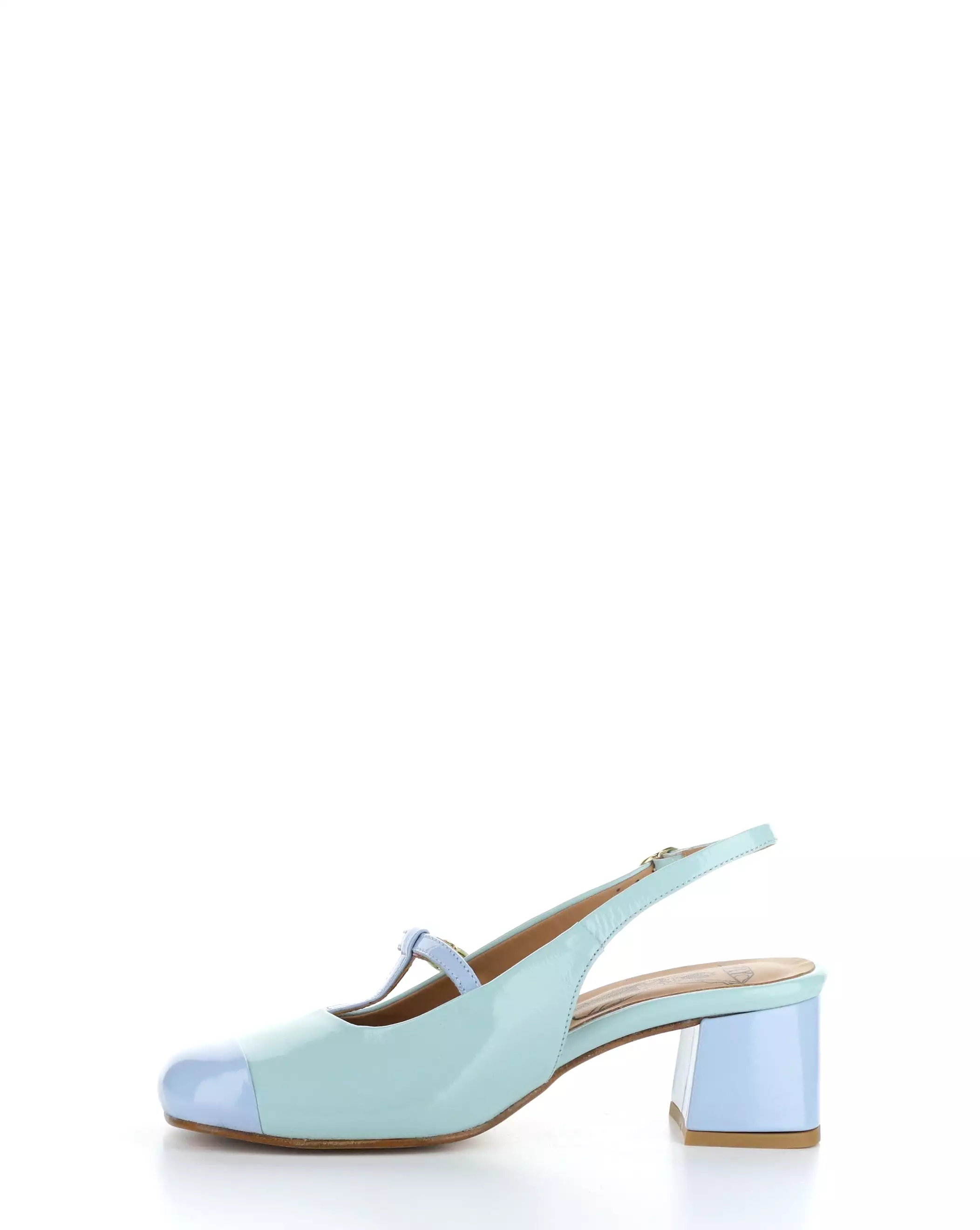 SOLN083FLY 000 SKY BLUE/SPEARMINT Round Toe Shoes