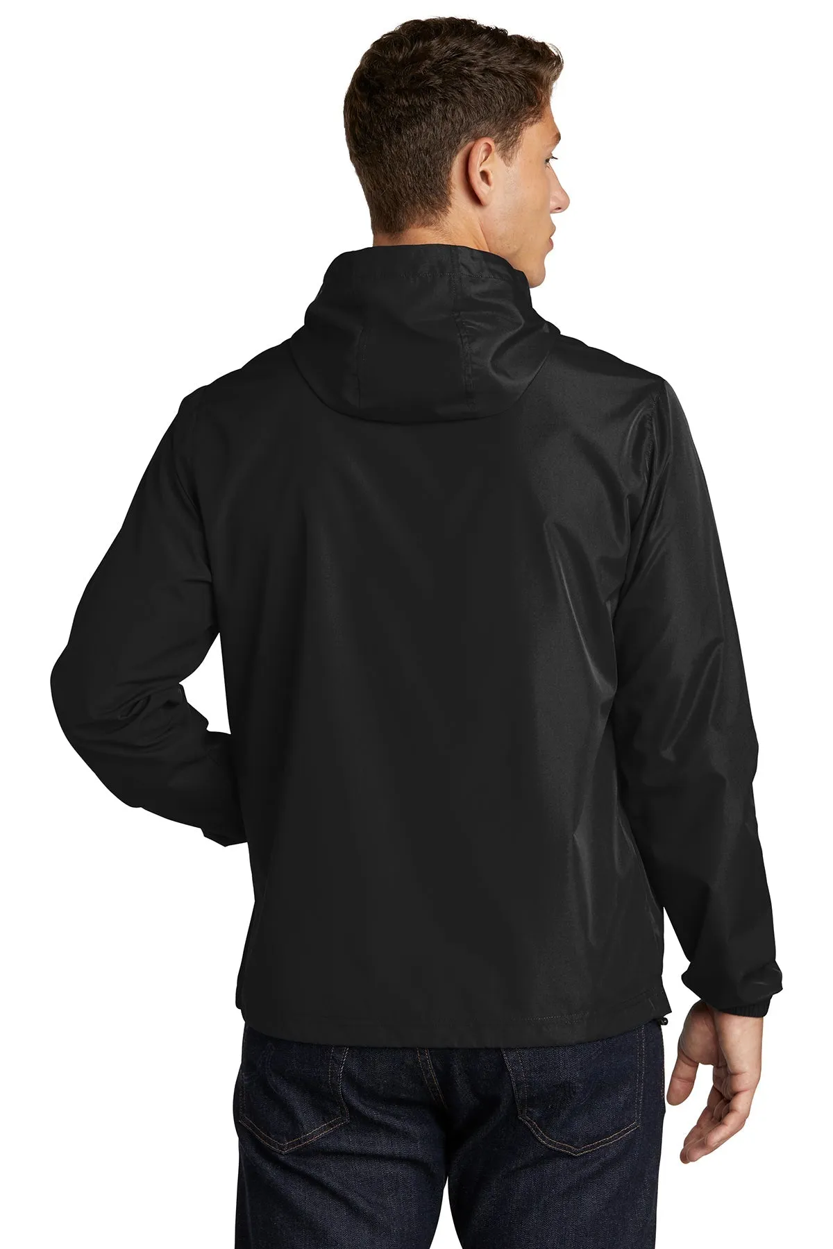 Sport-Tek Packable Anorak Jacket, Black [Via Transportation / Sioux Area Metro]