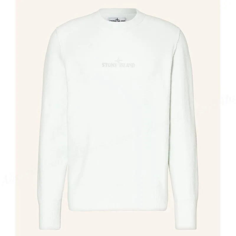 STONE ISLAND  |Crew Neck Street Style Long Sleeves Plain Cotton Logo