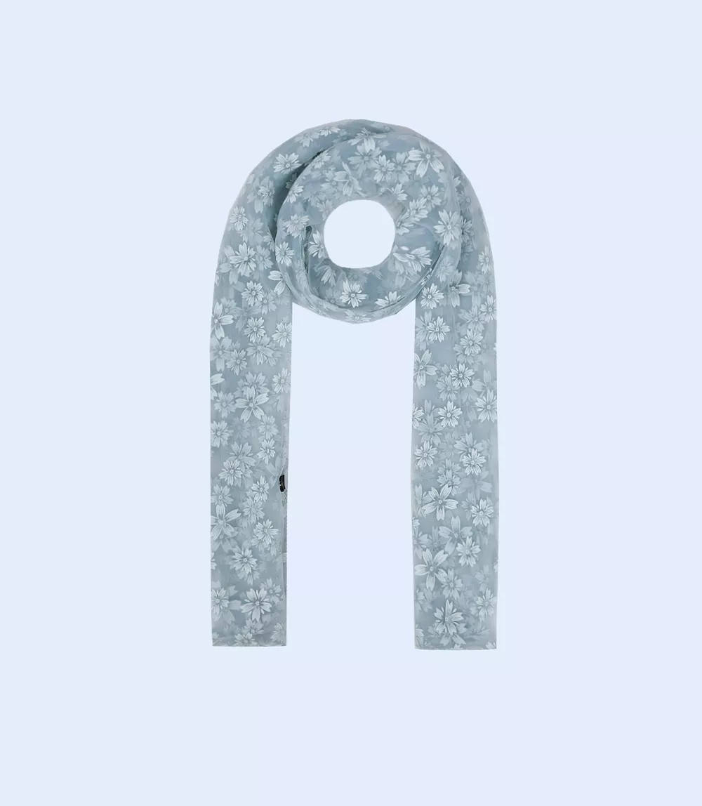 WA0840-MINT-GREEN-Scarf For Women